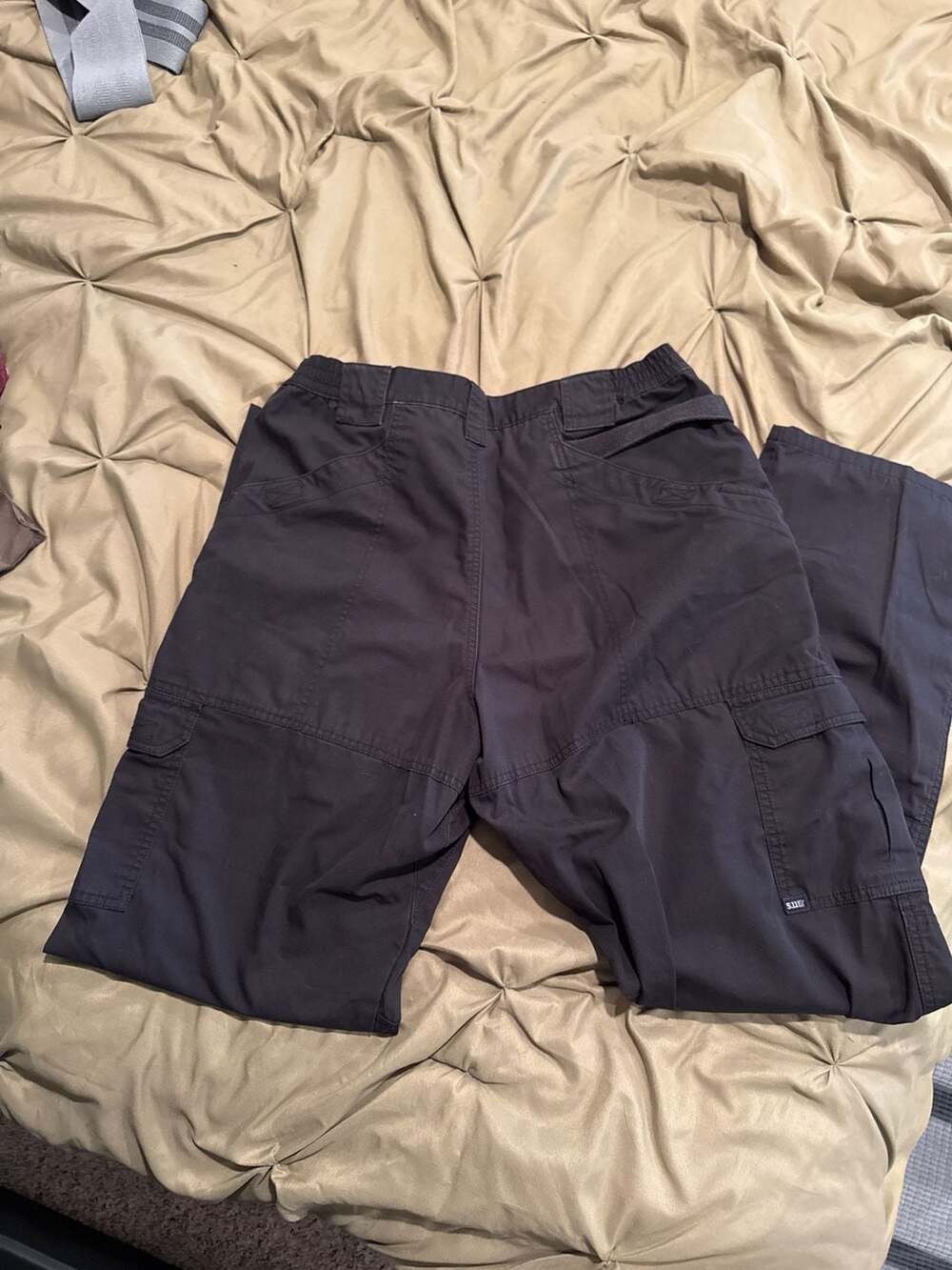 5.11 Tactical Series Black Cargo Pants Size 36x34 - Picture 5 of 5